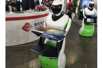 特殊“志愿者”服务机器人大会
