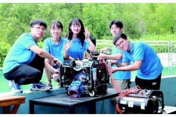 海大学生团队研发海参吸捕机器人 斩获特等奖中最高分